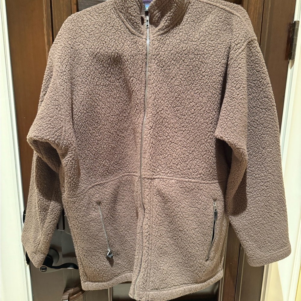 Patagonia Men’s brown Sherpa Zip-Up Jacket Jacket